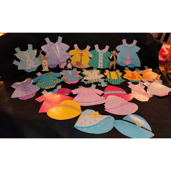 Whitman Baby Go-Alongs Paper Dolls With Go-Go Bag For Kids - Picture 9 of 16